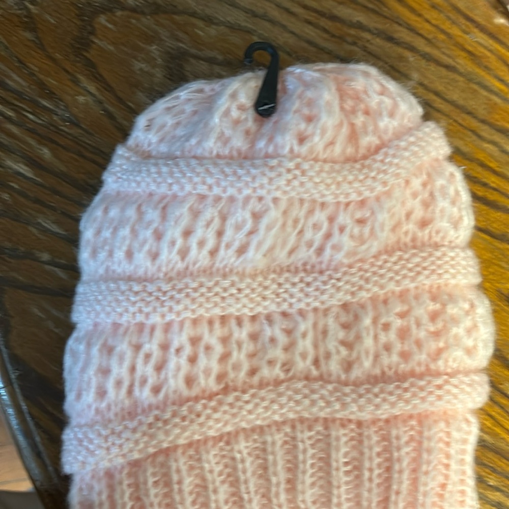 one size fits all pink beanie